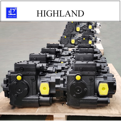Hidrostatik Driving Road Sweeper Tandem Pompa Hidrolik Pompa Piston Variabel 35mpa