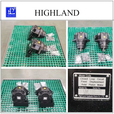 Gerobak berdebar Motor hidrolik tugas berat kontrol penuh HMF50