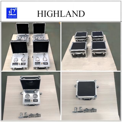 420bar Digital Hydraulic Flow Meter Tester Untuk Mesin Konstruksi Aliran 500L/Min