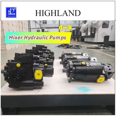 Highland Tekanan Tinggi Pump Piston Variable Displacement Untuk Pengaduk Beton