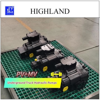 PV22 MV23 Cast Iron Underground Truck Hydraulic Pumps Dengan Max Displacement Dan Garansi 1 Tahun