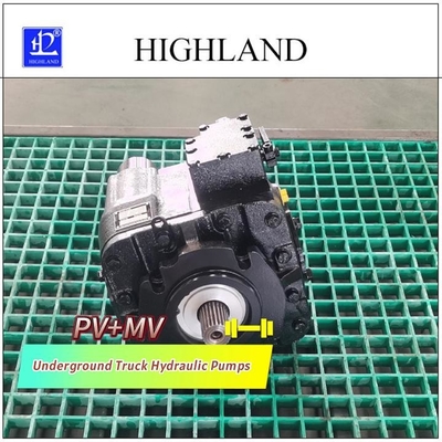 PV22 MV23 Underground Truck Hydraulic Pumps Cast Iron Housing Garansi 1 Tahun