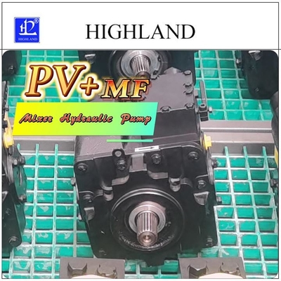 Highland Transmisi Hidraulik Mixer Truck Pompa Plunger Hidraulik 3200rpm