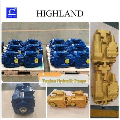 Pompa piston hidrolik besi cor industri untuk mesin berat
