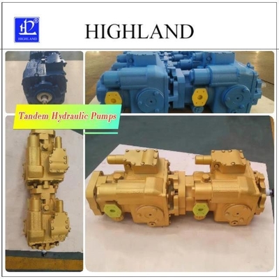 Pompa hidraulik tandem pemanen kapas untuk komponen sistem hidraulik