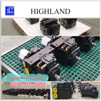 Sistem pompa motor hidrolik dengan bahan besi cor yang disesuaikan