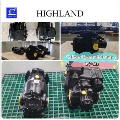 Truk pengaduk minyak hidrolik Pompa hidrolik 35Mpa Tekanan nominal 3200rpm Kecepatan
