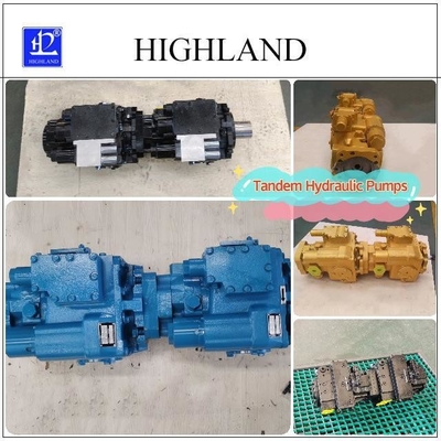 Pompa Hidrolik Tandem Perpindahan Variabel untuk Proses Industri