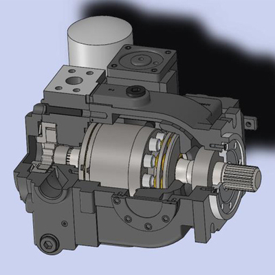 Pompa Piston Aksial Perpindahan Variabel Untuk Pemanen Kombinasi Kedelai