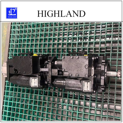 Pompa Hidrolik Tandem Kontrol Manual Perpindahan Variabel Pompa Piston Aksial