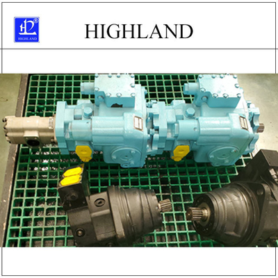 Pertanian Harvester Tandem Hidrolik Gear Pump Arah Rotasi Kiri