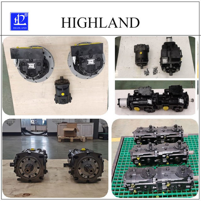 Jagung Combine Harvester Sistem Motor Pompa Hidrolik Besi cor