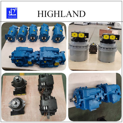 Jagung Combine Harvester Sistem Motor Pompa Hidrolik Besi cor
