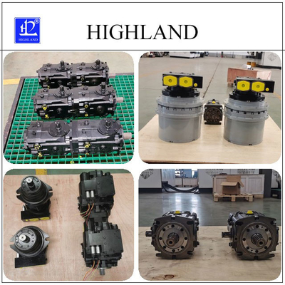 Jagung Combine Harvester Sistem Motor Pompa Hidrolik Besi cor