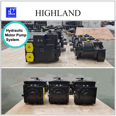 Mesin pertanian seri LPV30 Sistem Pompa Hidrolik Motor Tata letak sederhana