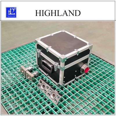 420bar Digital Hydraulic Flow Meter Tester Untuk Mesin Konstruksi Aliran 500L/Min