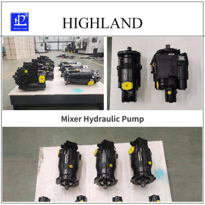 Highland Closed Loop Axial Flow Mixer Truck Hidrolik Pompa Piston
