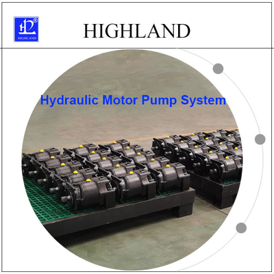Sistem Motor Pompa Hidrolik Pemanen Padi Disesuaikan LPV90