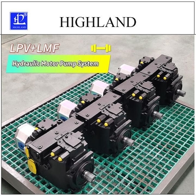 LPV90 Combine Harvester Overload Test Kustomisasi Sistem Pompa Motor Hidraulik