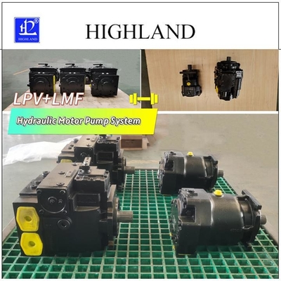 LPV90 Combine Harvester Overload Test Kustomisasi Sistem Pompa Motor Hidraulik