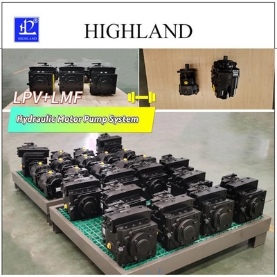 Sistem motor pompa hidrolik mesin silase seri HPV70