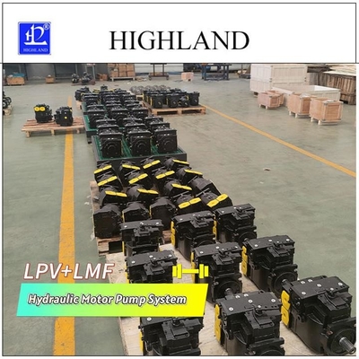 Sistem motor pompa hidrolik mesin silase seri HPV70