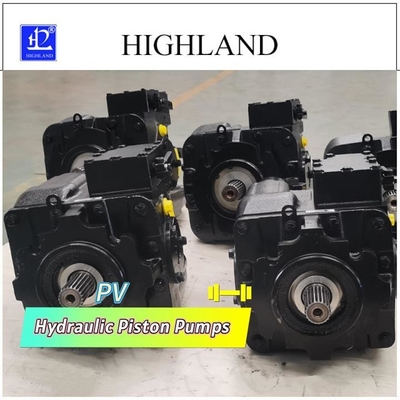 Traktor Pertanian Pompa Piston Hidraulik Sistem Sirkuit Tertutup HPV110