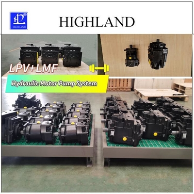 30 - 130ml/R Perpindahan Sistem Pompa Motor Hidraulik Mesin Pertanian