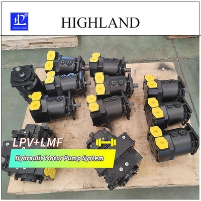 Sistem pompa motor hidrolik dengan pompa piston aksial pergeseran variabel