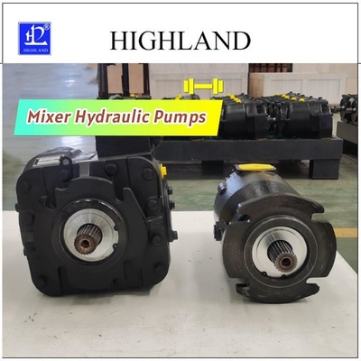 Highland Tekanan Tinggi Pump Piston Variable Displacement Untuk Pengaduk Beton