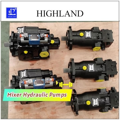 Highland High Efficiency Closed Circuit Mixer Truck Pompa Piston Hidraulik