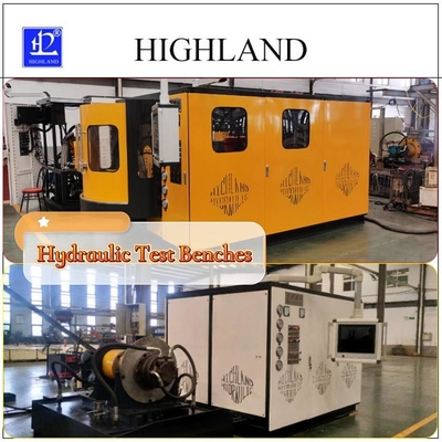 HIGHLAND 380L/min Pabrik Bangku Uji Hidraulik untuk Rig Pengeboran Rotary dengan Data Deteksi Lengkap