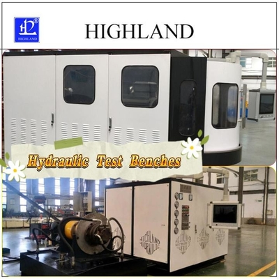 HIGHLAND 380L/min Pabrik Bangku Uji Hidraulik untuk Rig Pengeboran Rotary dengan Data Deteksi Lengkap