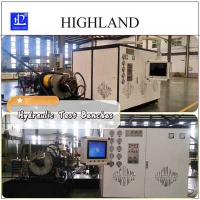 HIGHLAND 380L/min Pabrik Bangku Uji Hidraulik untuk Rig Pengeboran Rotary dengan Data Deteksi Lengkap