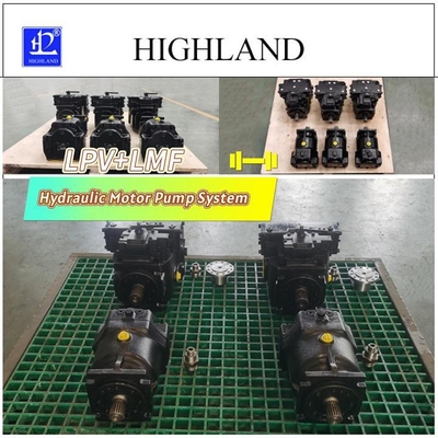HIGHLAND Harvester Scraper Sistem Motor Pompa Hidraulik Struktur Aksial