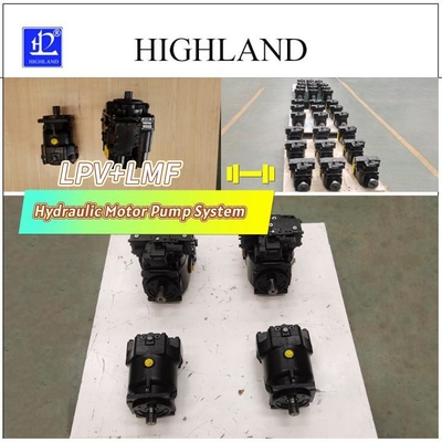 HIGHLAND Harvester Scraper Sistem Motor Pompa Hidraulik Struktur Aksial