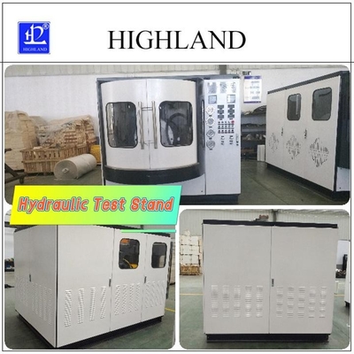 HIGHLAND Struktur kompak Stand pengujian hidrolik 380 L/menit Aliran 1 tahun Garansi
