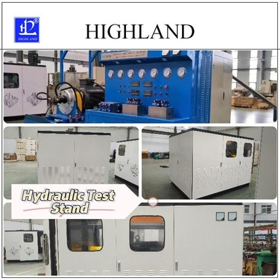 HIGHLAND 35 Mpa Stand Uji Hidraulik Untuk Rotary Pengeboran Rig Uji Mesin Hidraulik