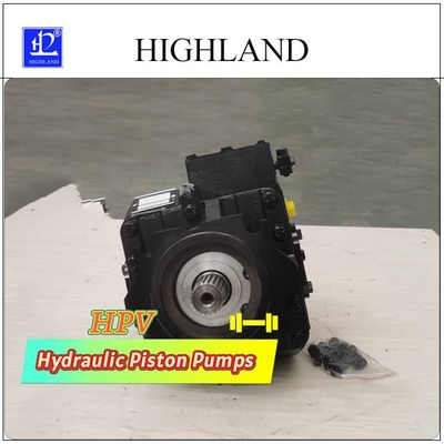 Hitam tekanan tinggi pompa piston hidrolik menggabungkan pompa perpindahan variabel