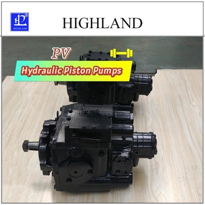 Hitam tekanan tinggi pompa piston hidrolik menggabungkan pompa perpindahan variabel