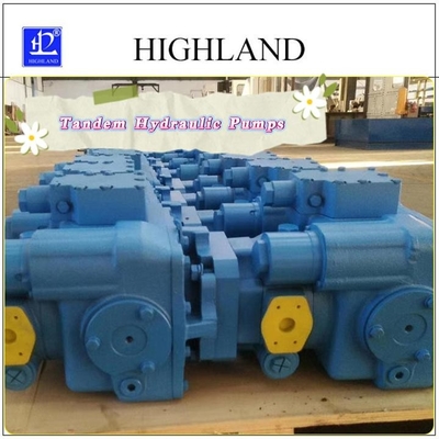 Cast Iron Harvester Tandem Pompa Hidraulik Kinerja tahan lama