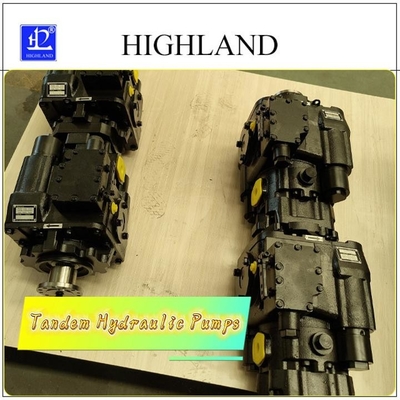Cast Iron Harvester Tandem Pompa Hidraulik Kinerja tahan lama