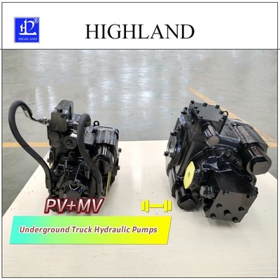 PV22 MV23 Cast Iron Underground Truck Hydraulic Pumps Dengan Max Displacement Dan Garansi 1 Tahun