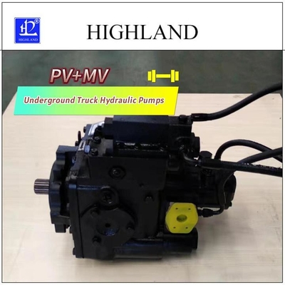 PV22 MV23 Underground Truck Pompa Hidraulik Rumah besi cor Max Perpindahan