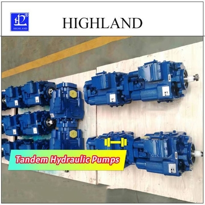 Pompa Hidraulik Tandem Industri Dengan Desain Struktur Plat Swash