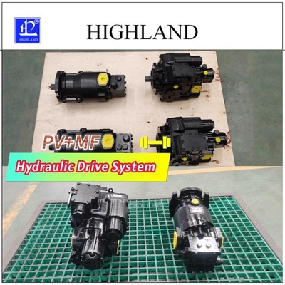 Combine Harvester PV20 MF21 Sistem Penggerak Hidraulik Diuji Komponen yang Disesuaikan