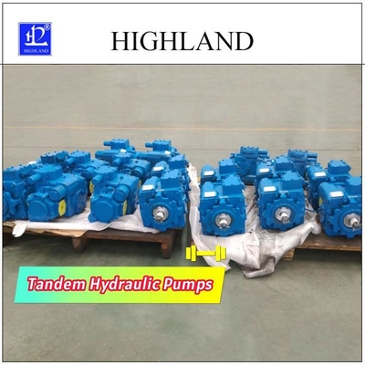 Pompa Hidraulik Tandem dengan Desain Struktur Pelat Swash untuk Keperluan Industri