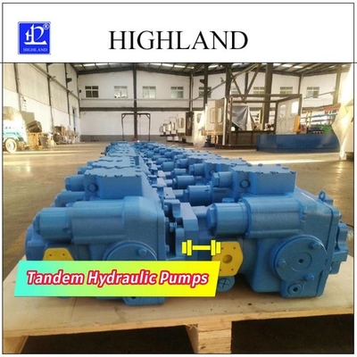 Pompa Hidraulik Tandem dengan Desain Struktur Pelat Swash untuk Keperluan Industri