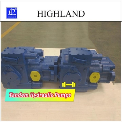 Kompak Tandem Pompa Hidraulik Sirkuit Tertutup Aplikasi Sistem Hidraulik