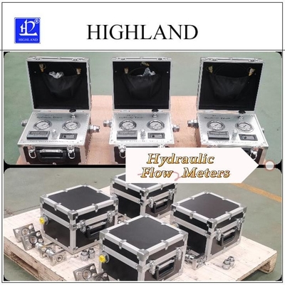 HIGHLAND Portable Hydraulic Tester Untuk Pengukuran Tepat Uji Tingkat Aliran Hidraulik